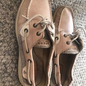Sperry Topsiders. Worn a couple of times.  Size 8 1/2.